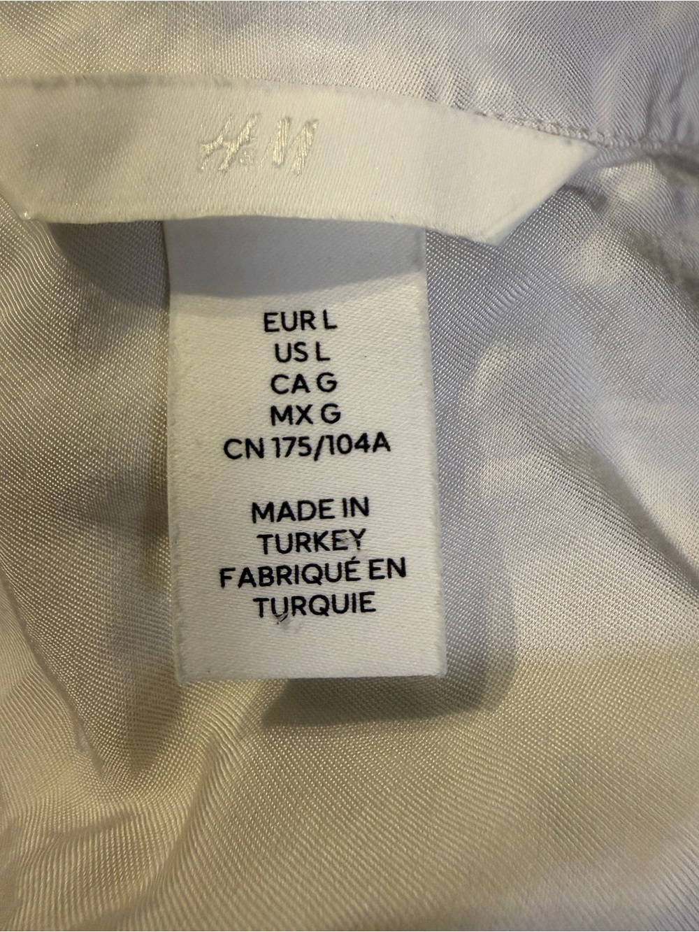 H&M Sleeveless Button-Front Shirt - Cream - Picture 5 of 7